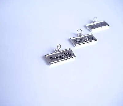 10 count Metal Rustic Wedding Day Party Favor Charms DIY Crafts Wedding Jewelry