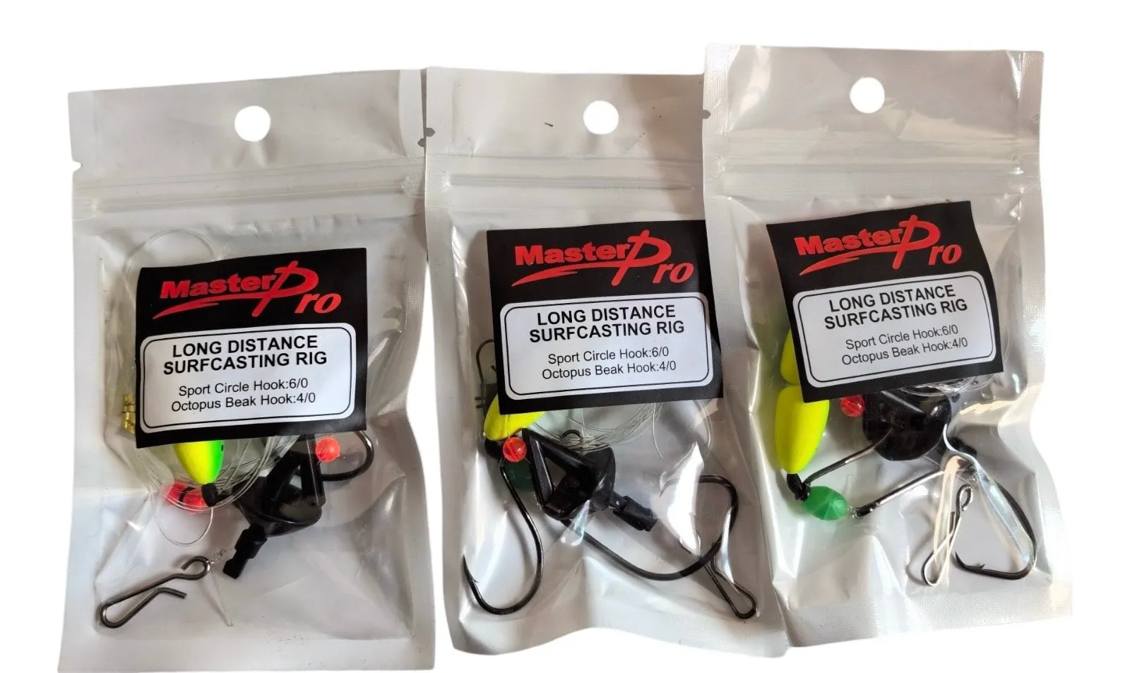 10 X Masterpro Pulley Long Distance Surf Rigs Fishing Rigs Tackle Hooks