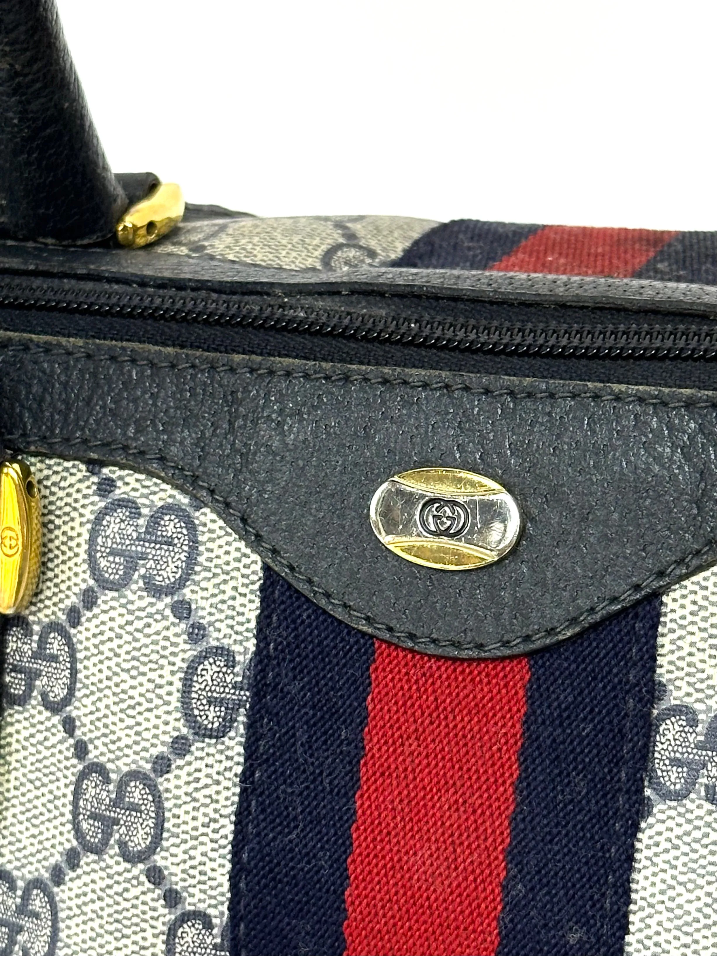 1970s Gucci GG Monogram Boston Bag*