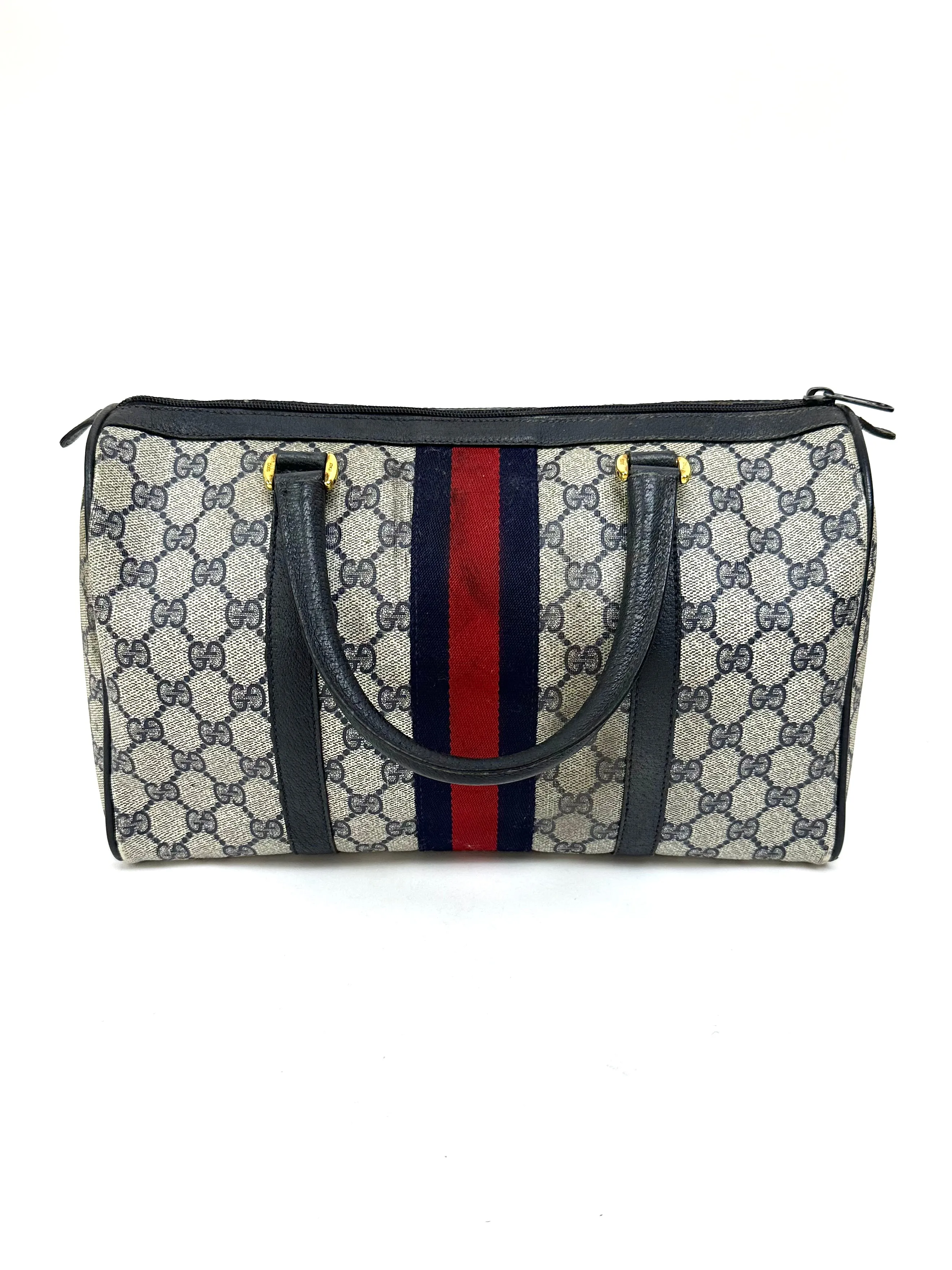 1970s Gucci GG Monogram Boston Bag*