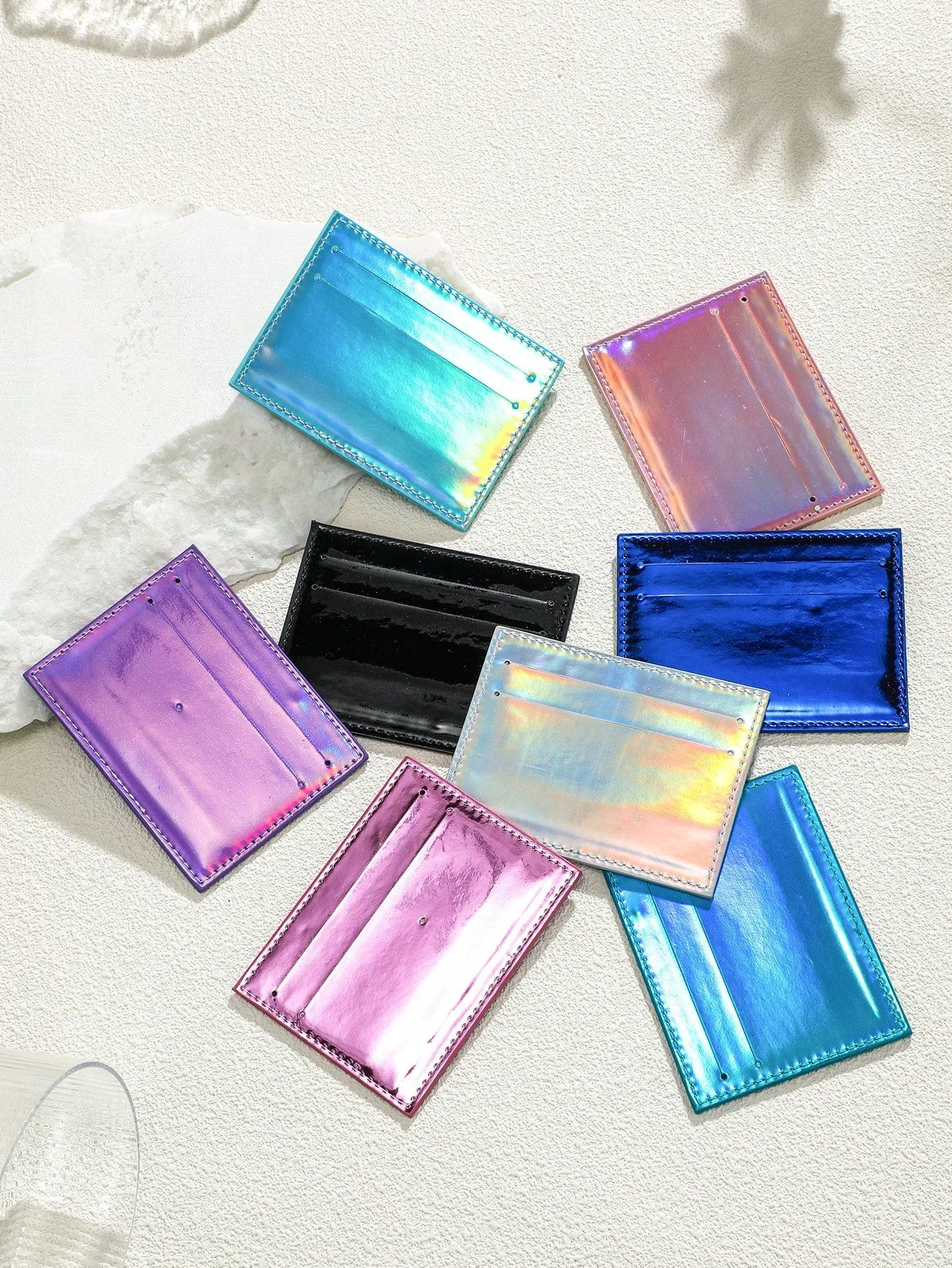 1pc Patent Leather  Laser Card Holder