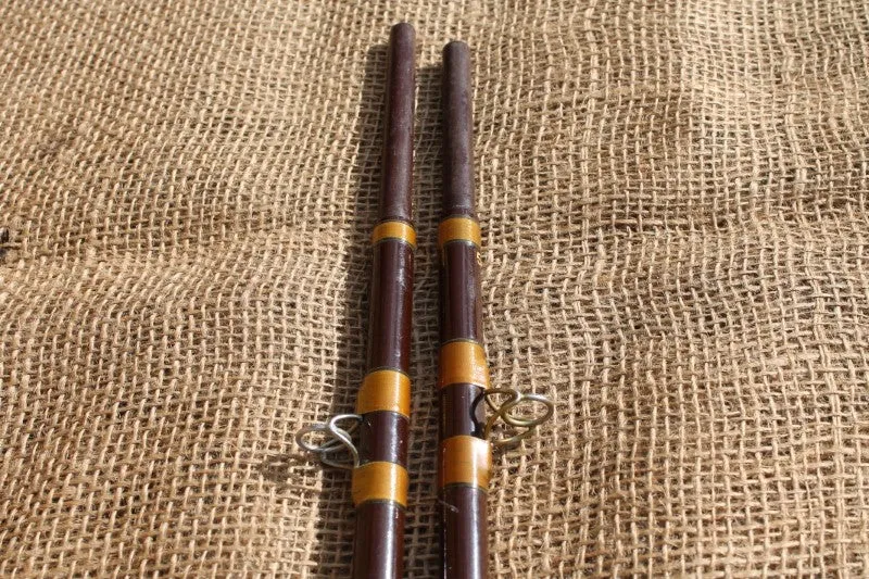 2 x Hardy Richard Walker No1. Glass Carp Fishing Rods. 10'.