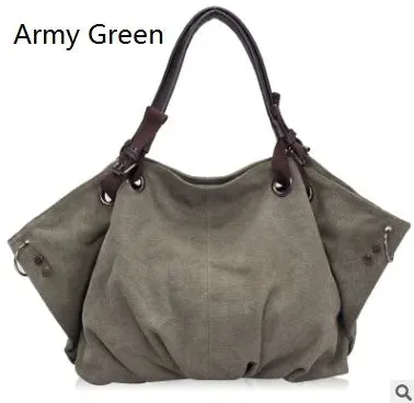 2021 New Big Women's Bag Fashion Casual Canvas Bag Large Capacity Handbag Shoulder Messenger Bag BD866B