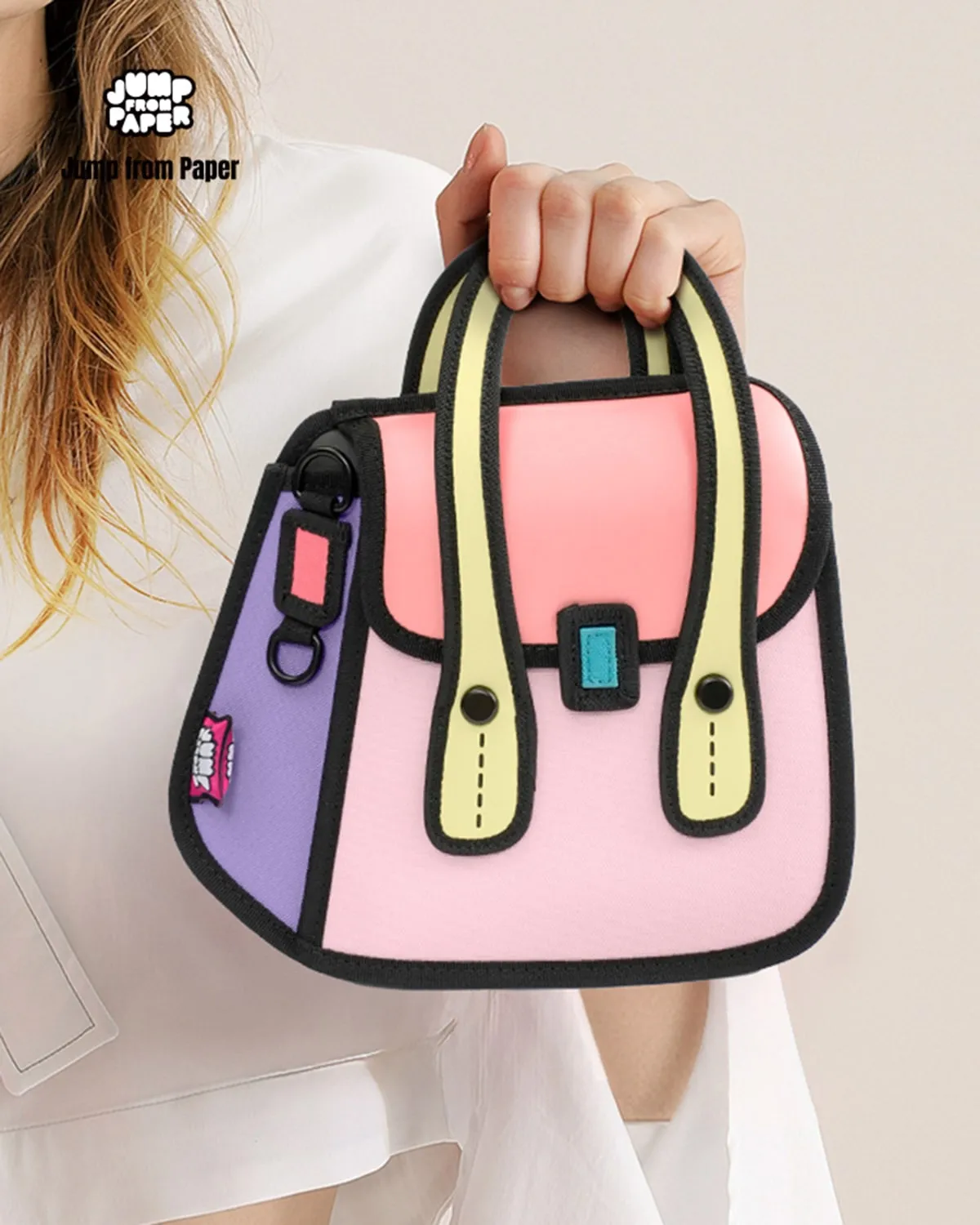 2D Shoulder Bag JUNIOR OWL Pink