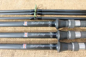 3 x Rodcraft North Western Vintage Old School Glass Carp Fishing Rods. Full Refurb. Lovely Rods!
