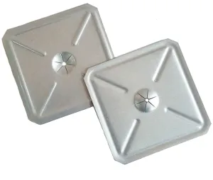 304 SS Pins & 1.5" Square Speed Clips to hold Refractory Wool & Board.