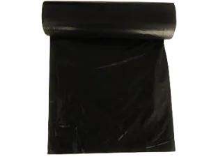 38X58-60 GALLON BLACK 0.8 MIL HEAVY TRASH BAGS 100CT
