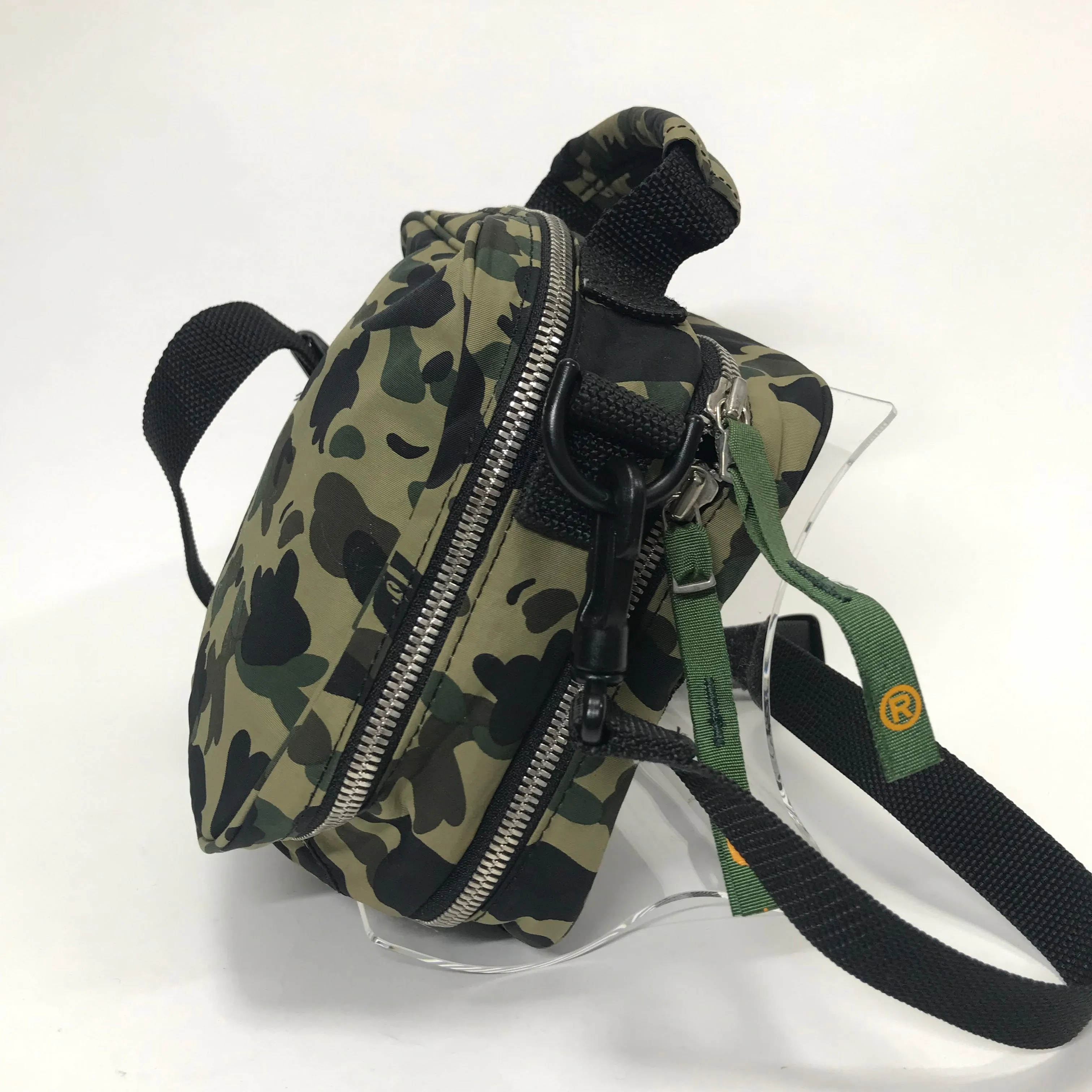 A Bathing Ape Bape Vintage 1st Camo Shoulder Bag Green