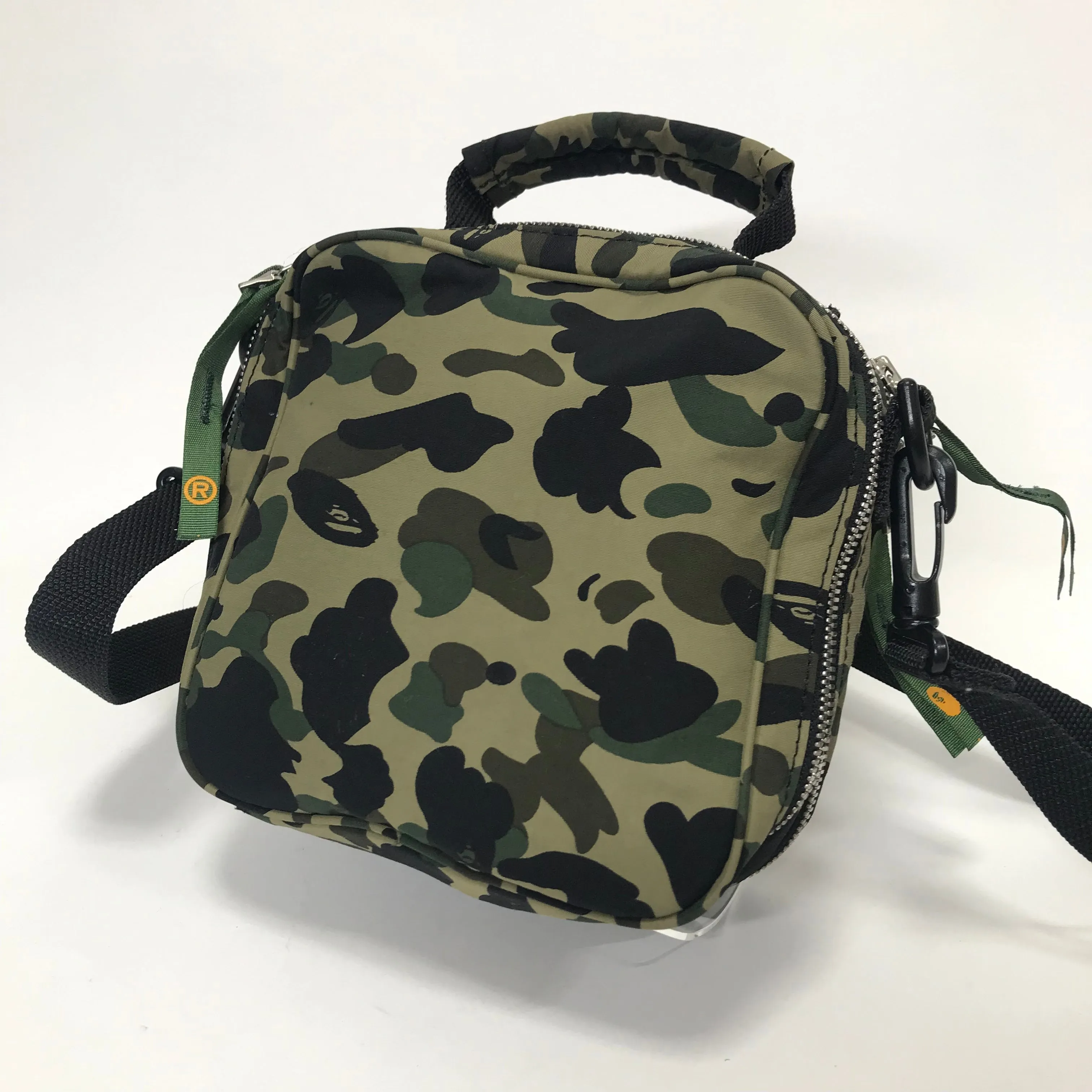 A Bathing Ape Bape Vintage 1st Camo Shoulder Bag Green