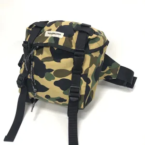 A Bathing Ape Bape Vintage 1st Camo Waist Bag Yellow