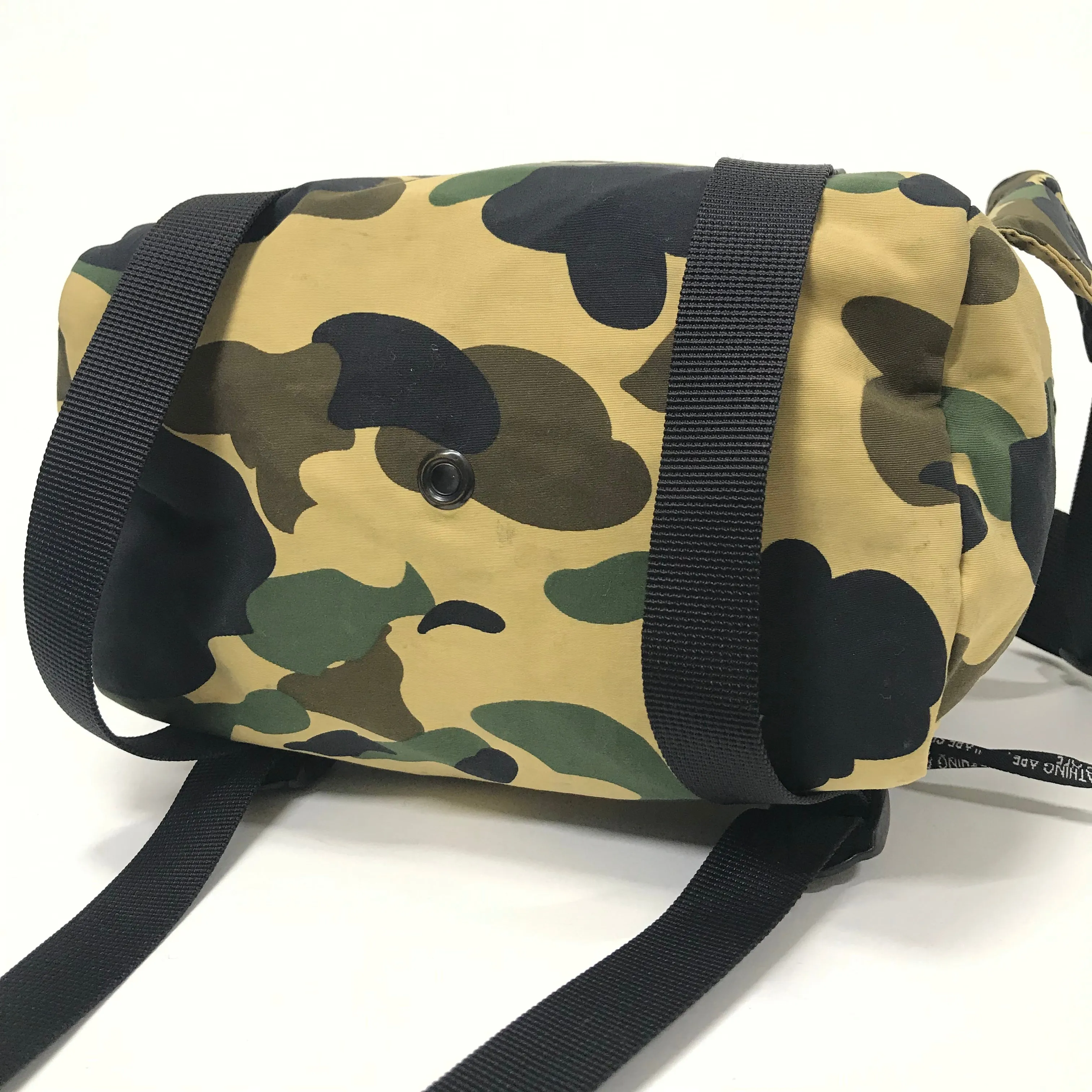A Bathing Ape Bape Vintage 1st Camo Waist Bag Yellow