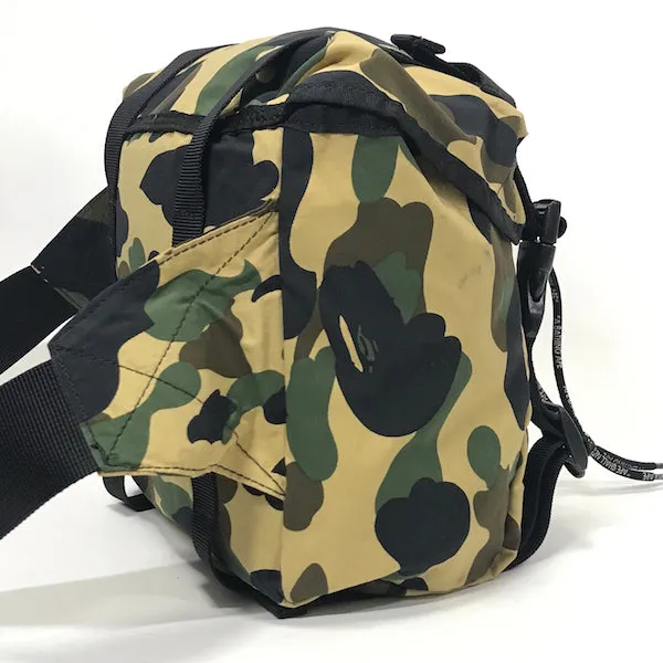 A Bathing Ape Bape Vintage 1st Camo Waist Bag Yellow