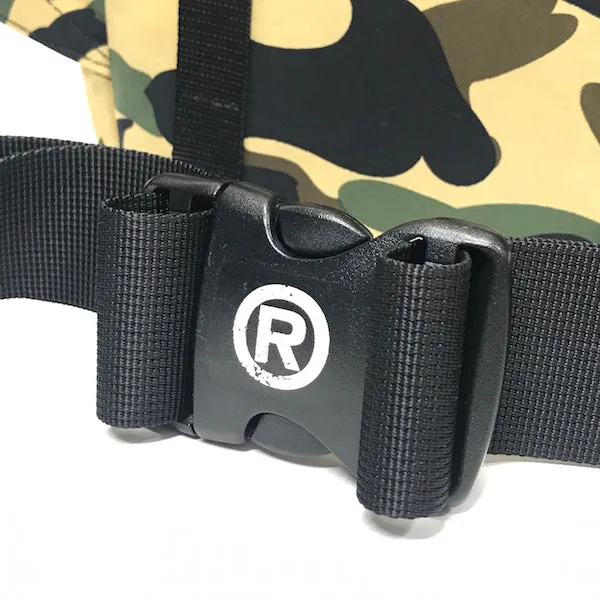 A Bathing Ape Bape Vintage 1st Camo Waist Bag Yellow