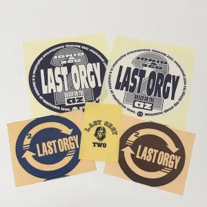 A Bathing Ape Bape Vintage 90's Last Orgy 2 Sticker Set (5)