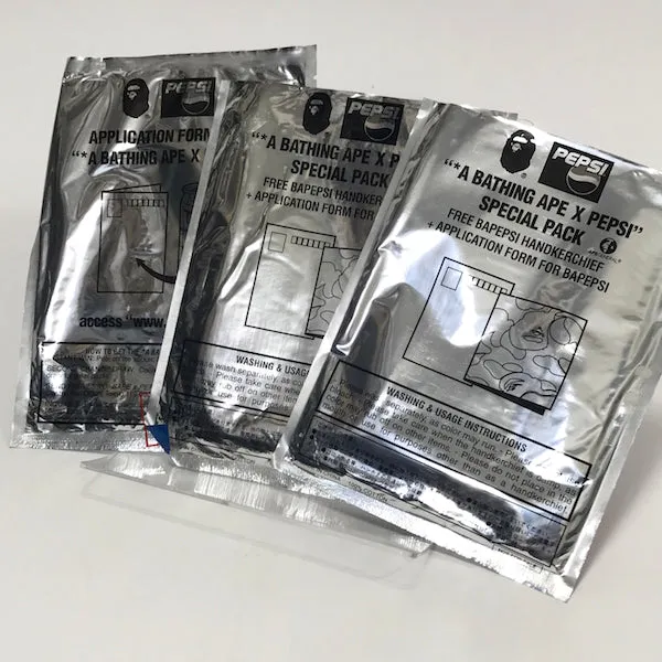 A Bathing Ape Bape Vintage Pepsi Handkerchief ABC Camo