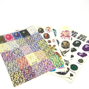 A Bathing Ape Bape Vintage Sticker Sets (4)