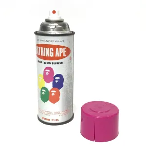 A Bathing Ape Bape x Stash Vintage 'Krylon' Spray Can (Pink Cap/Cracked)