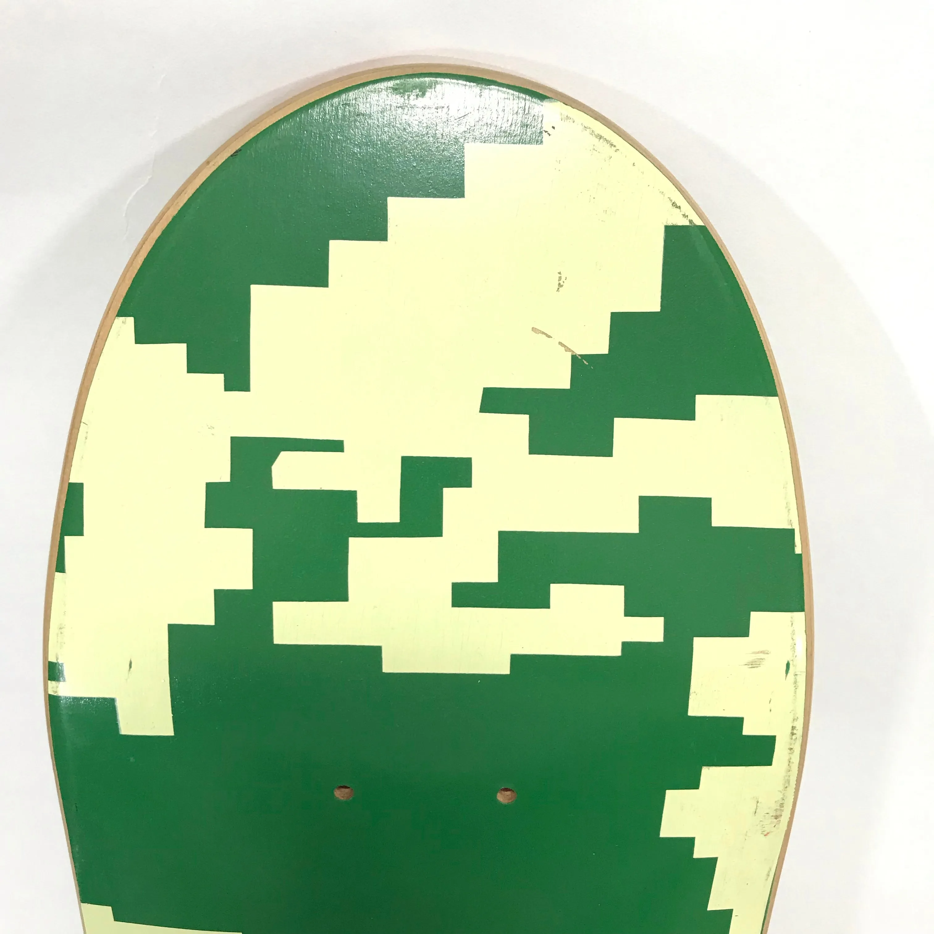 A Bathing Ape Bape x T19 Vintage 90's Digicamo Skateboard Deck Green