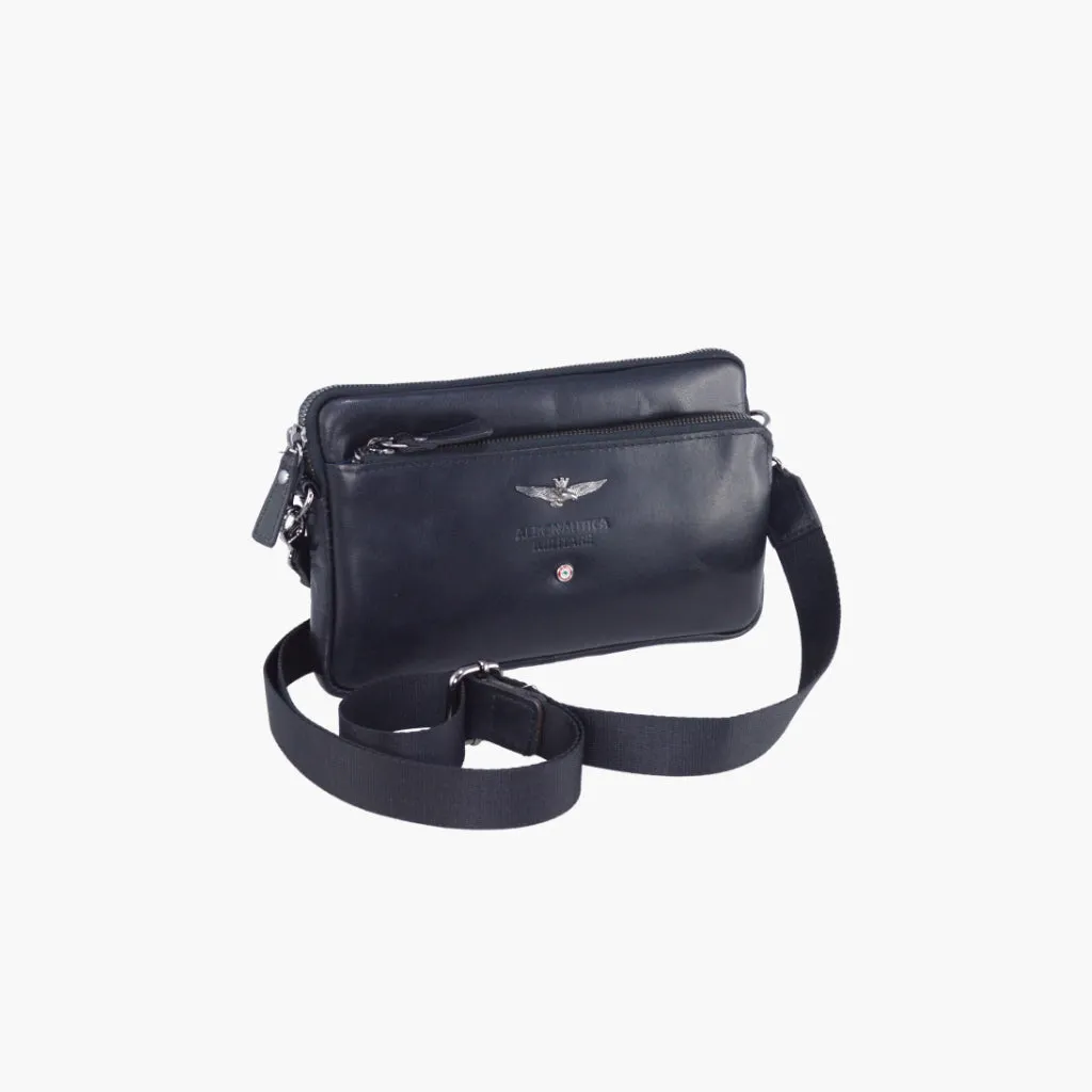 Air Force Military Pochette Men in Leather Vintage Line AM356-MO