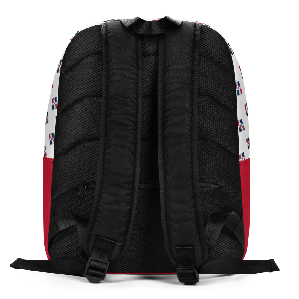 All-Over Emoji República Dominicana Flag Minimalist Backpack