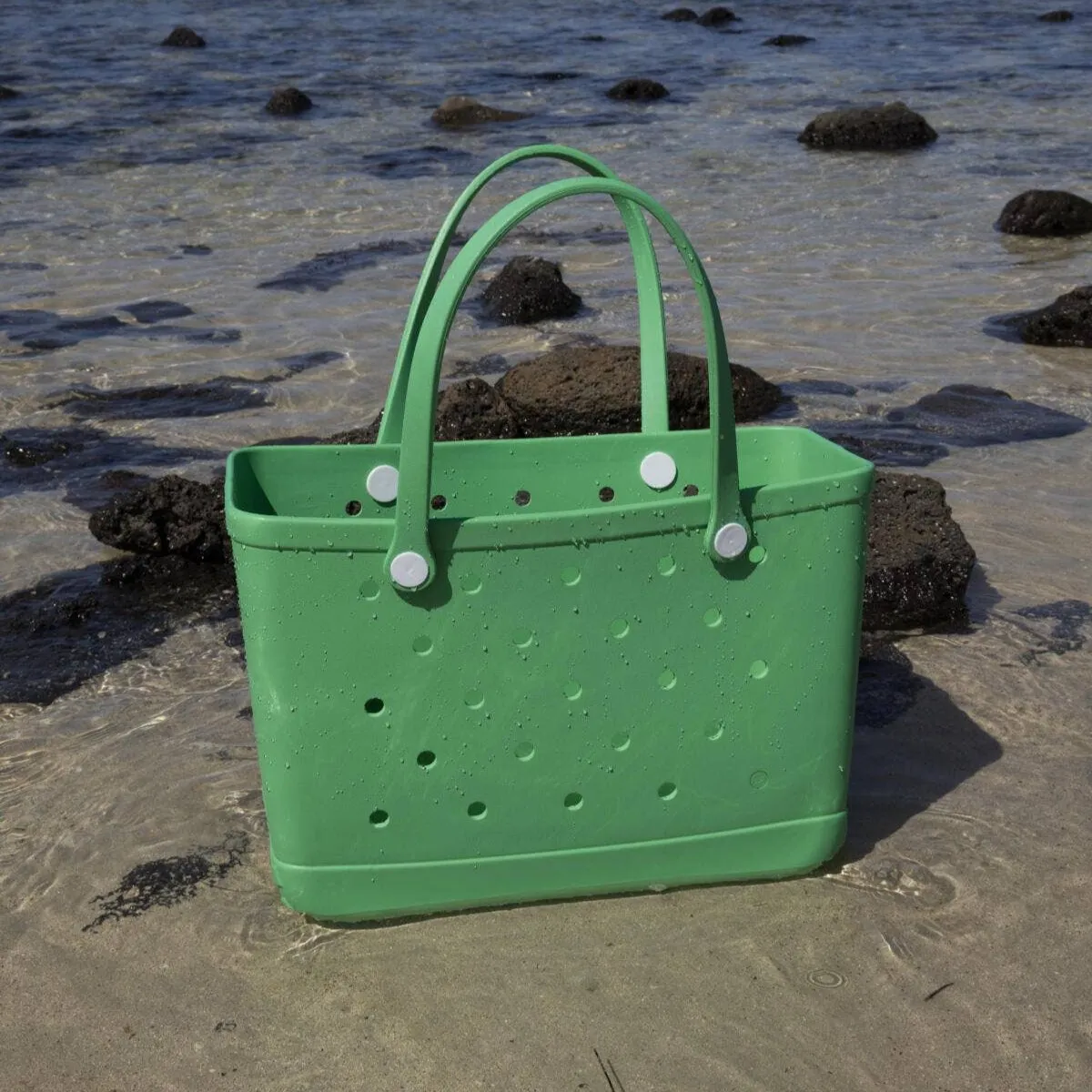 Aloha Vegan Tote Bag | Large | Green
