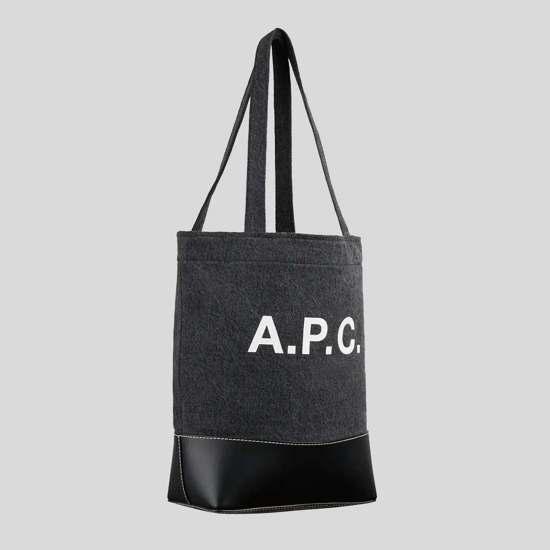 A.P.C. Axel Small Unisex Tote Bag Black RB-COGZEM61568LZZ