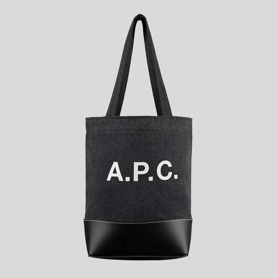 A.P.C. Axel Small Unisex Tote Bag Black RB-COGZEM61568LZZ
