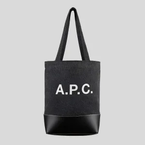 A.P.C. Axel Small Unisex Tote Bag Black RB-COGZEM61568LZZ
