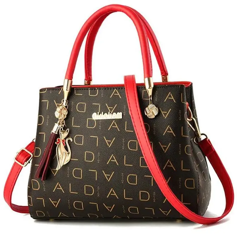 Artificial leather Women's Bags Luxury Shoulder Messenger Bag Crossbody For Women big capacity letter printing wild Ladies bags