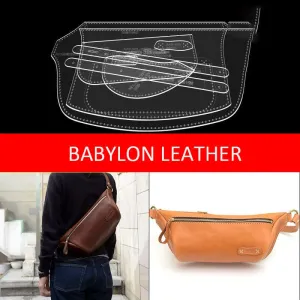 BABYLON™ Men's Sling Bag Leather Making Pattern AAB-605