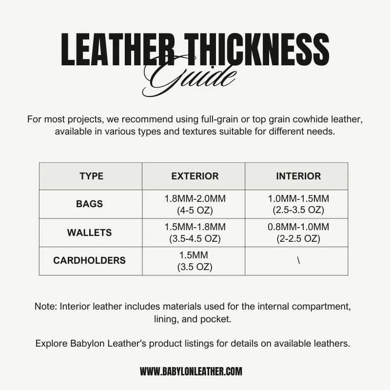 BABYLON™ Men's Sling Bag Leather Making Pattern AAB-605