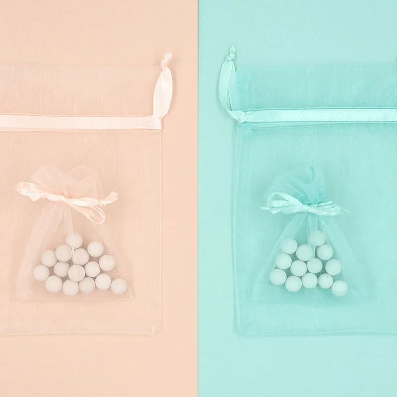 BAG MINI ORGANZA BAG MINT 10CMX7.5CM 7PC