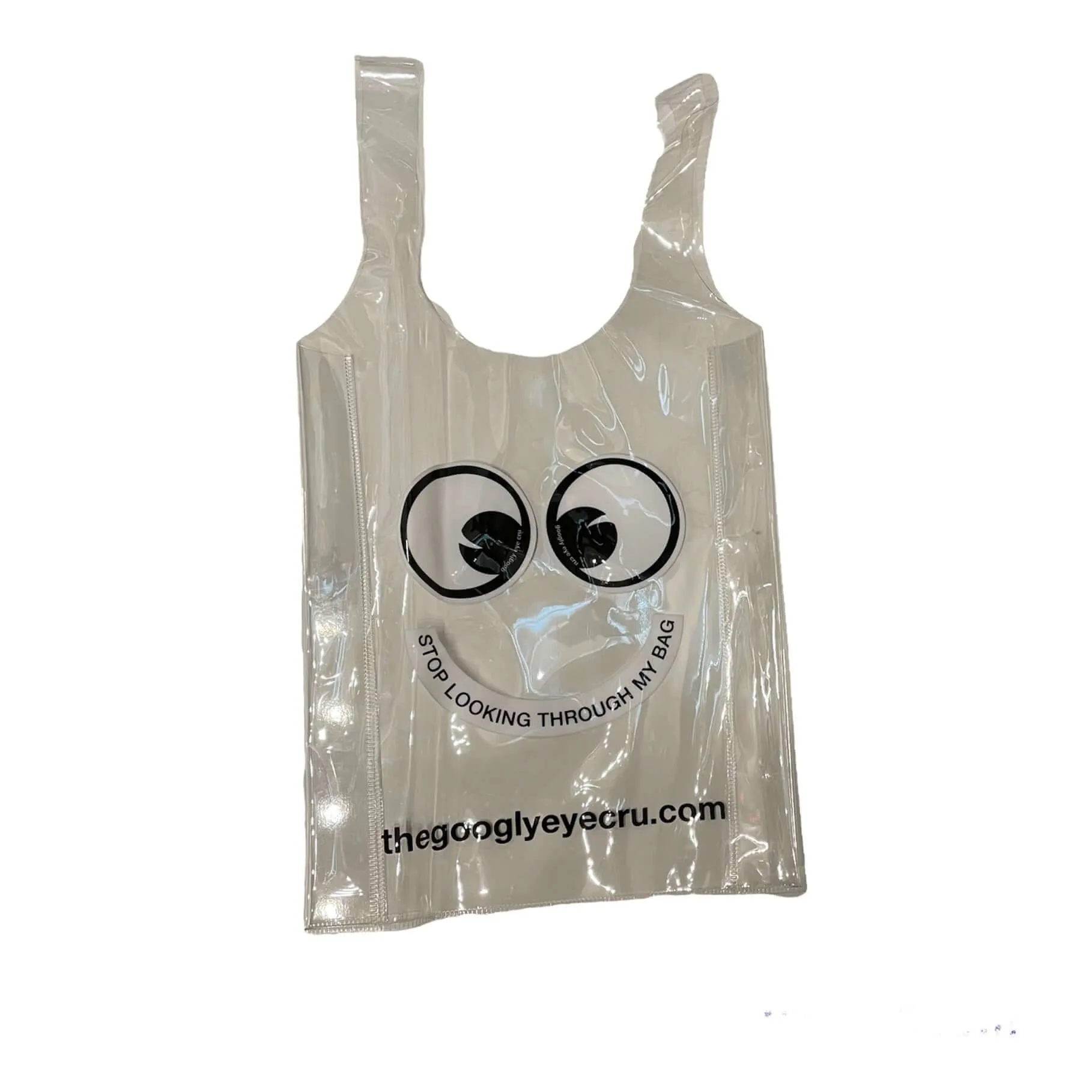 BAG SMALL Clear reusable biodegradable PVC bag