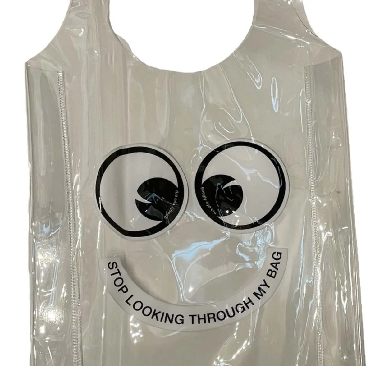 BAG SMALL Clear reusable biodegradable PVC bag
