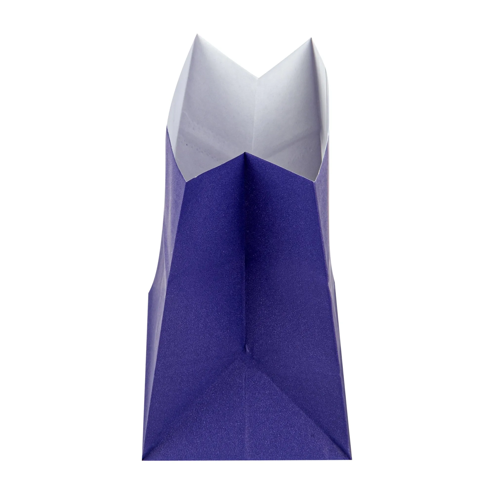 Bag Tek Purple Paper Small Snack Bag - 3 3/4" x 2 1/4" x 3 3/4" - 100 count box