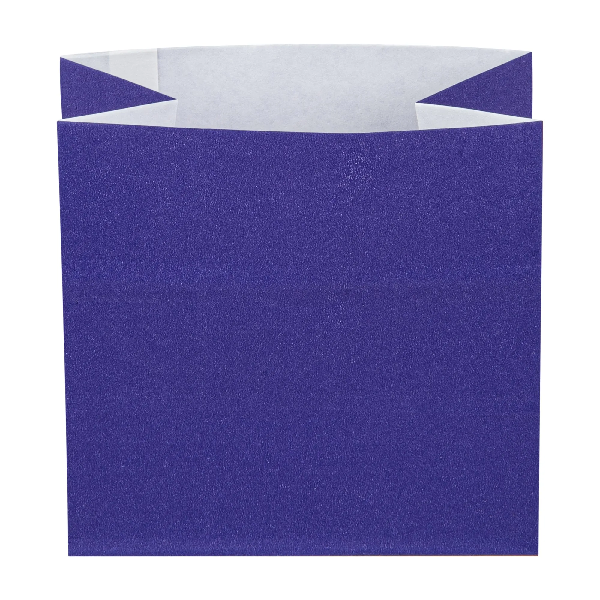 Bag Tek Purple Paper Small Snack Bag - 3 3/4" x 2 1/4" x 3 3/4" - 100 count box