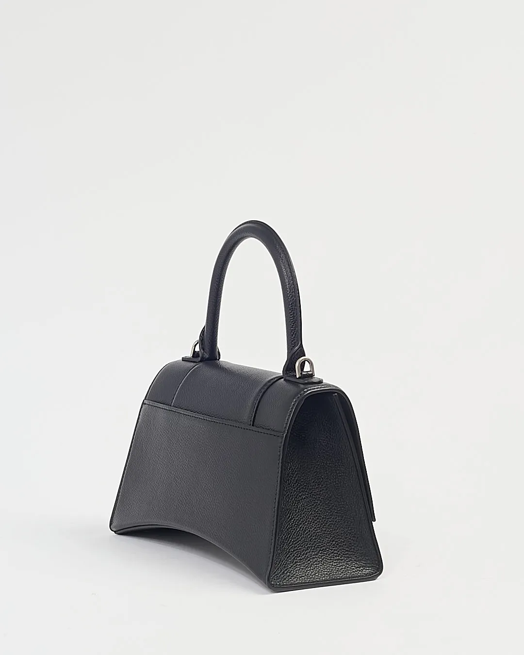 Balenciaga Black Grained Leather Hourglass XS Handbag Box