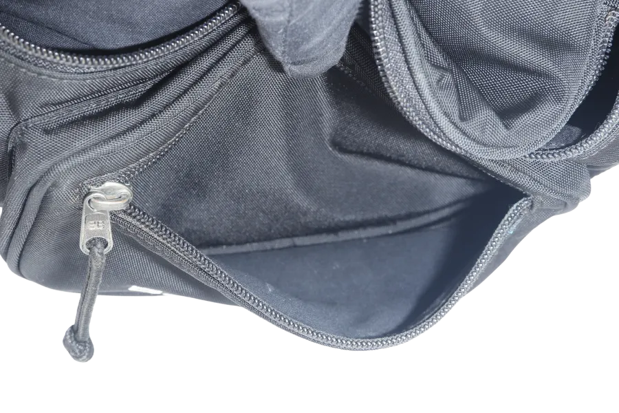 BALENCIAGA EXPLORER BUMBAG BLACK CANVAS NO DUST COVER