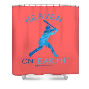Baseball Heaven On Earth - Shower Curtain