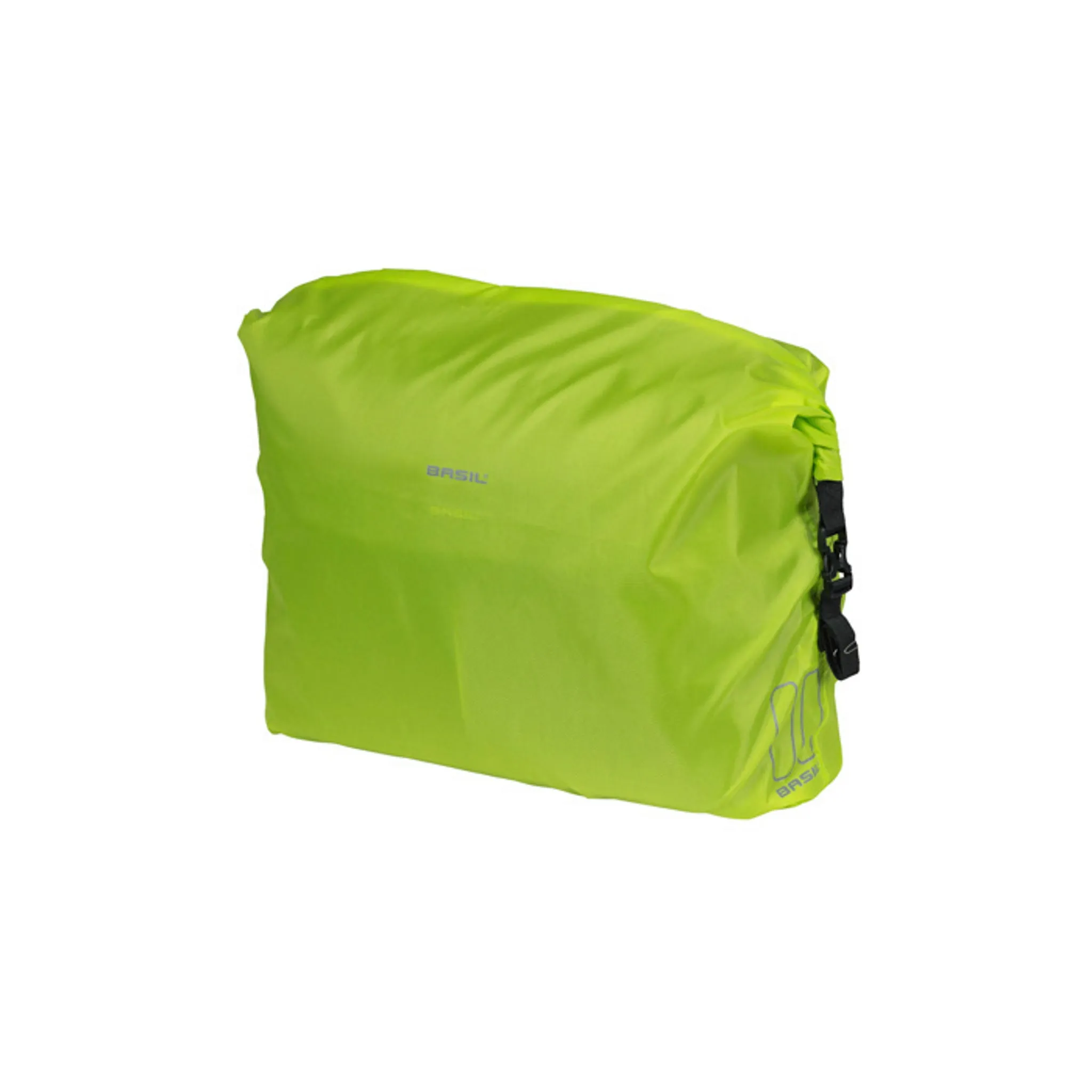 Basil Keep Dry & Clean Raincover Horizontal Fit For Pannier Bags Fluro/Reflective Accent