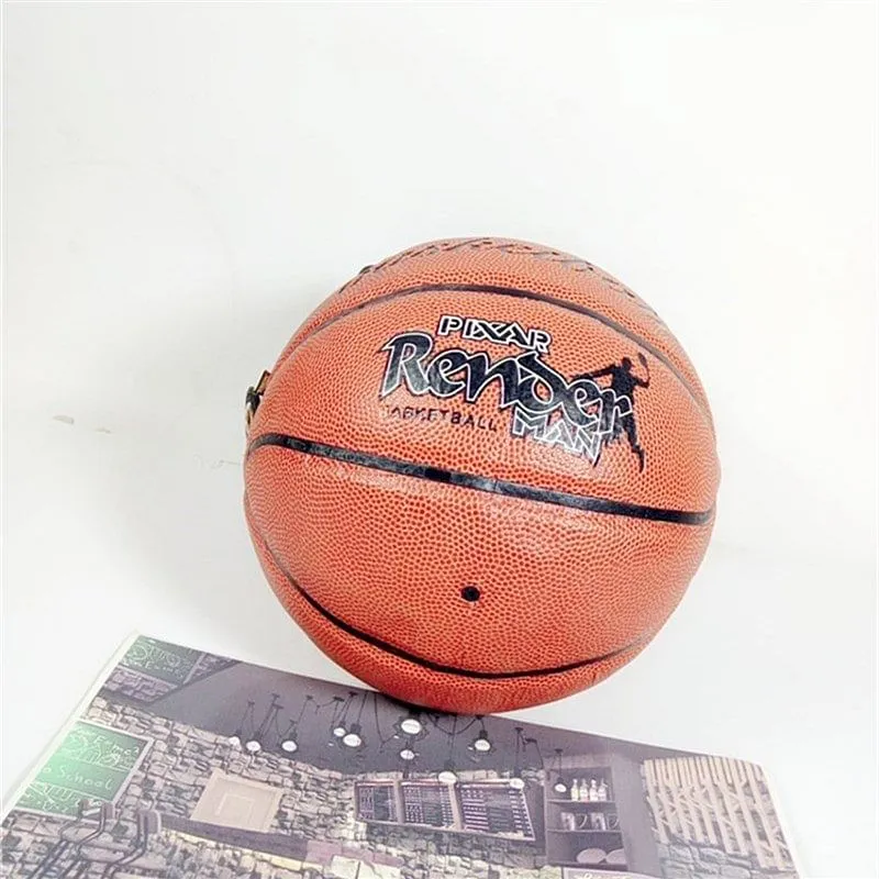 Basketball Shaped Messenger Bag Women, Bags Round Creative