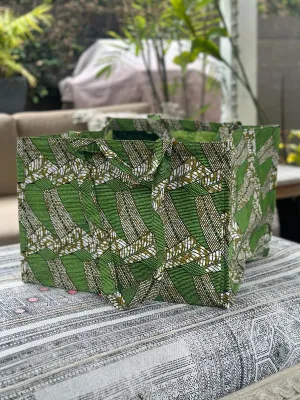 Beach Bag "Ahabammono Green"