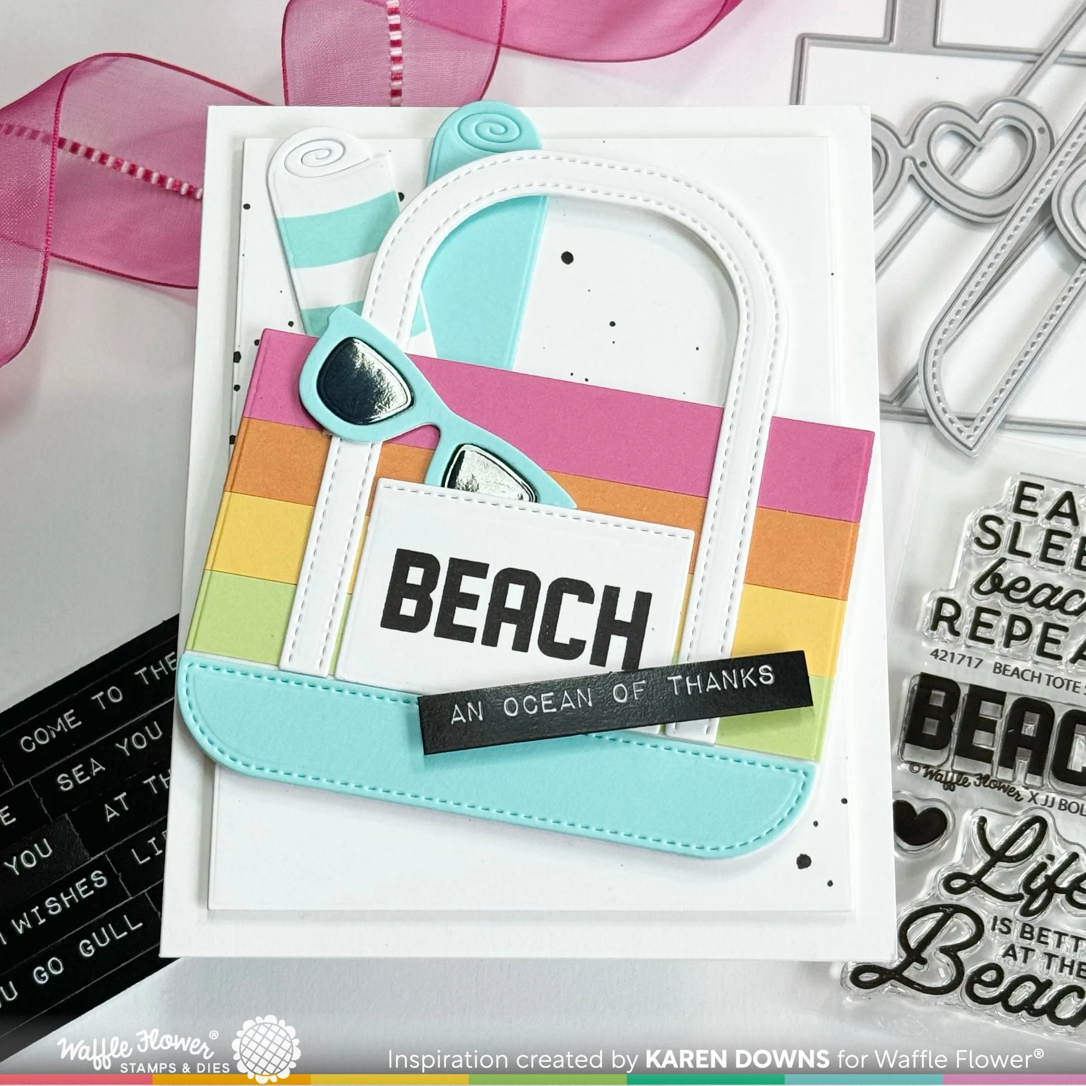 Beach Tote Sentiments Stamp Set