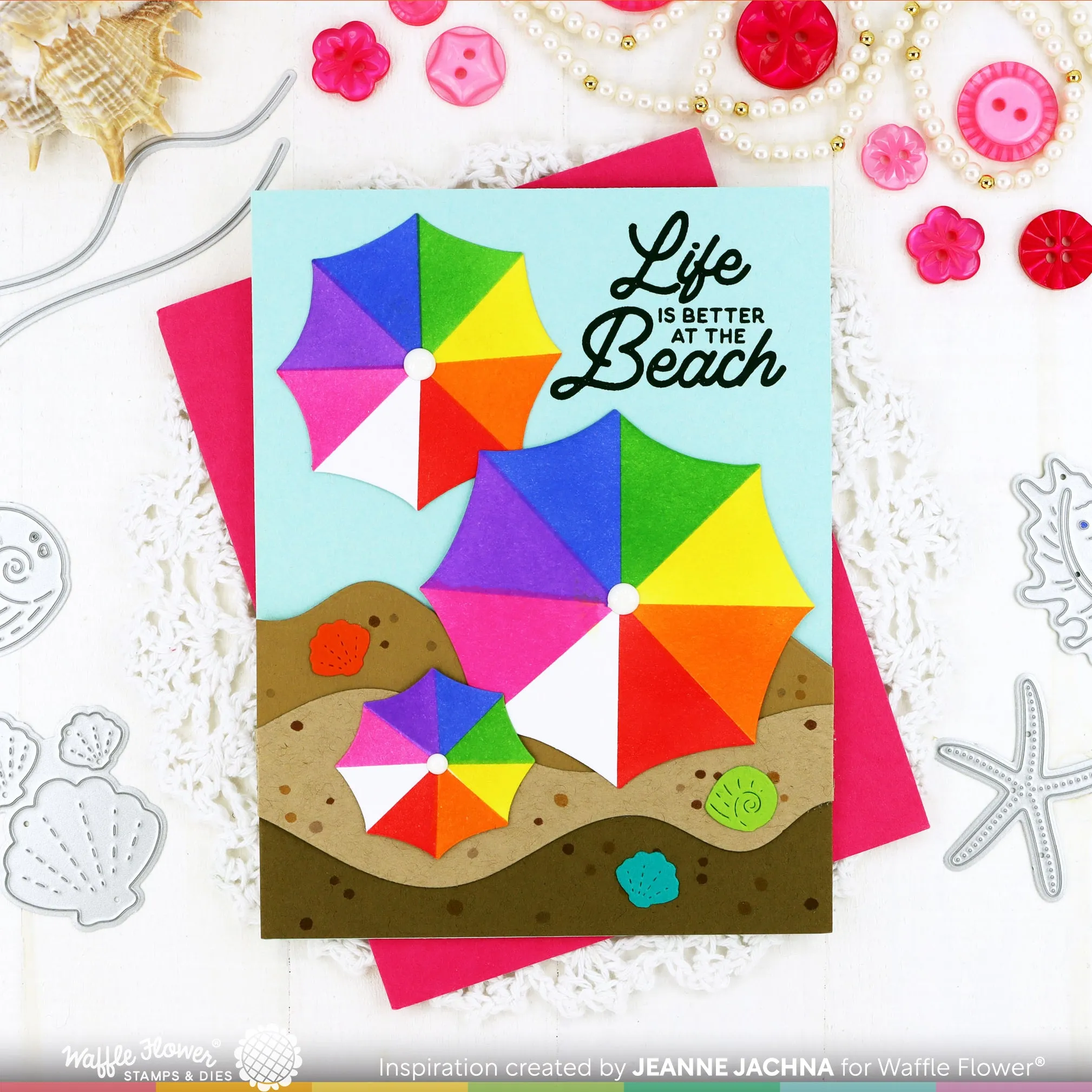 Beach Tote Sentiments Stamp Set