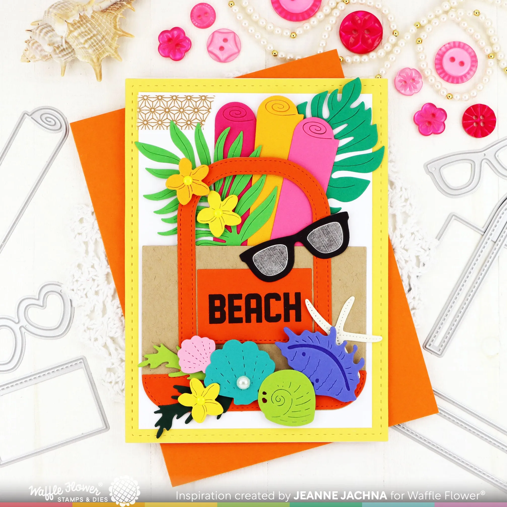 Beach Tote Sentiments Stamp Set