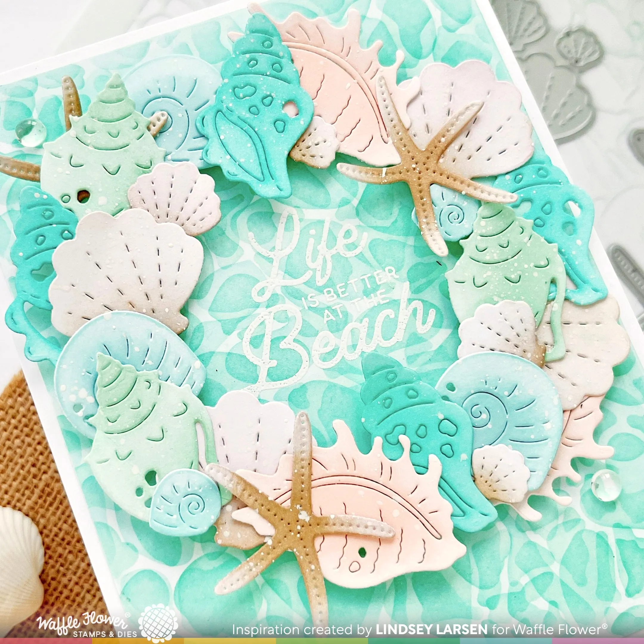 Beach Tote Sentiments Stamp Set