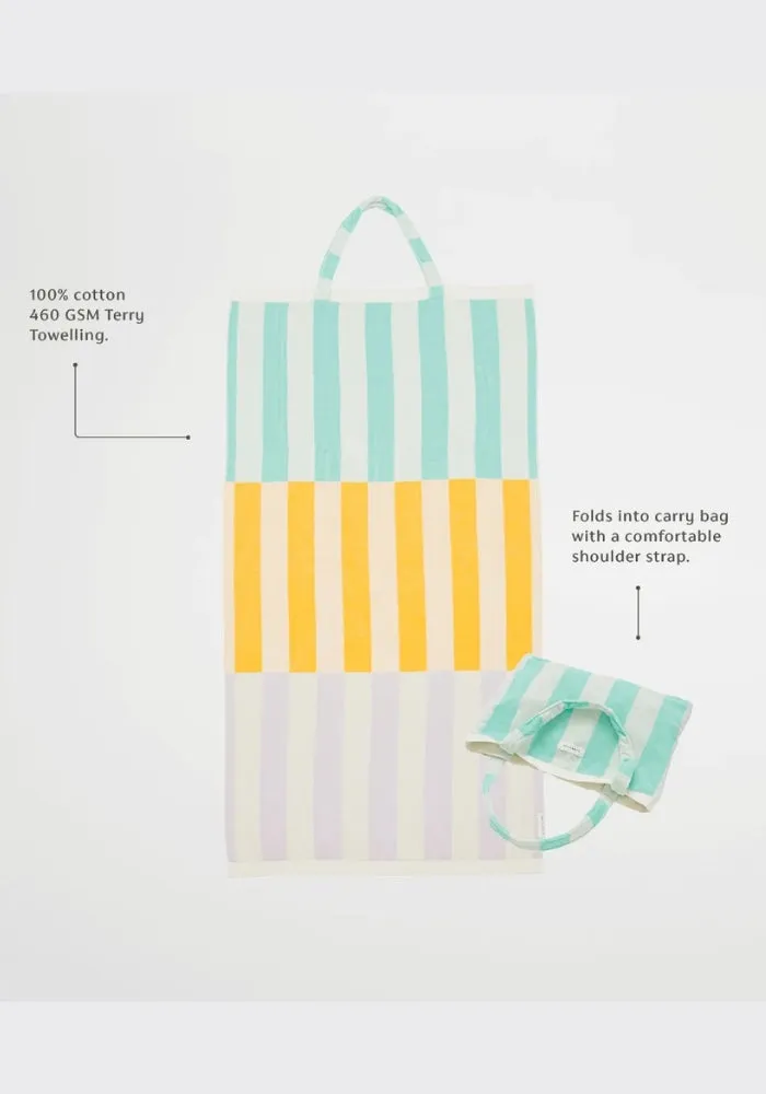 Beach Towel 2-in-1 Tote Bag Rio Sun Multi