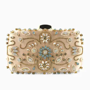 Bead Embroidered Clutch Bag by Braelyn