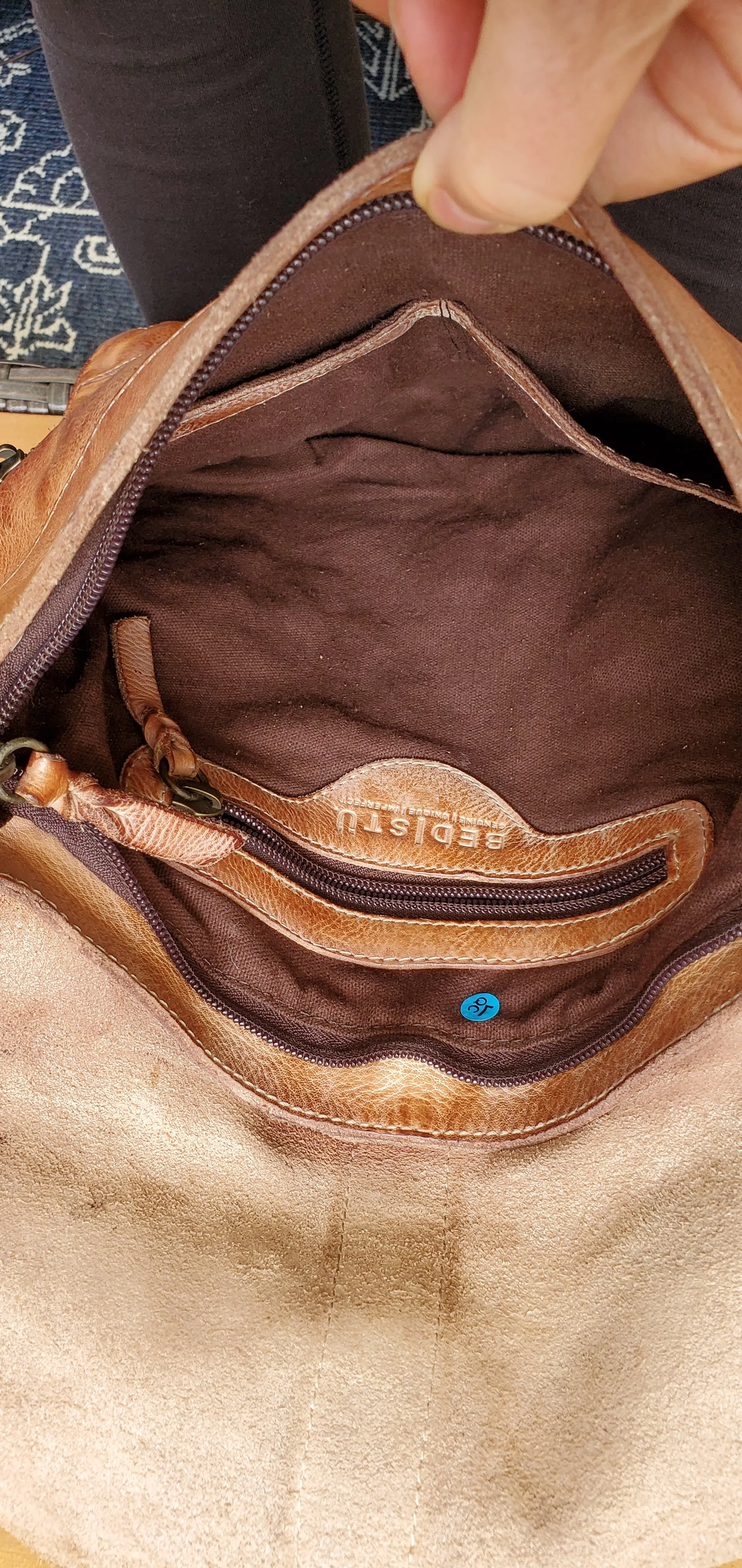 Bed Stu "Jack" Tan Rustic Leather Bag