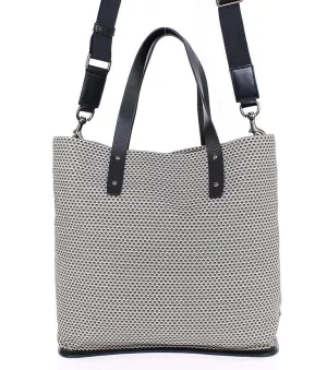 Beige cotton tote bag